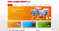 Desktop Screenshot of danat-azaman.com